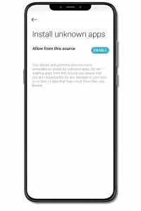 Aktifkan izin instalasi dari sumber tidak dikenal di Android